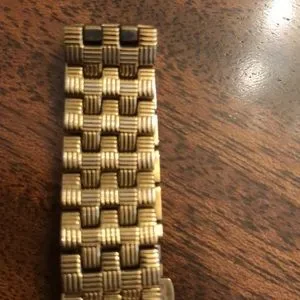 Tauan | Accessories | Tauan Gold Tone Band Black Face Swiss  display picture 2